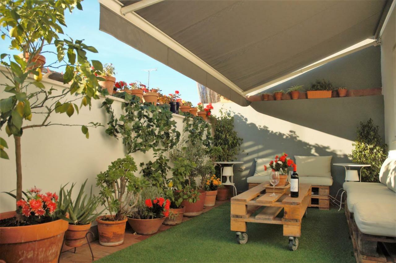 Encantador Atico Con Terraza Seville Luaran gambar
