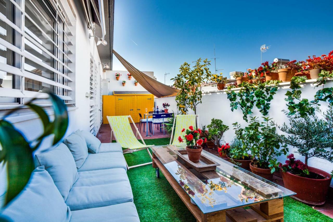 Encantador Atico Con Terraza Seville Luaran gambar