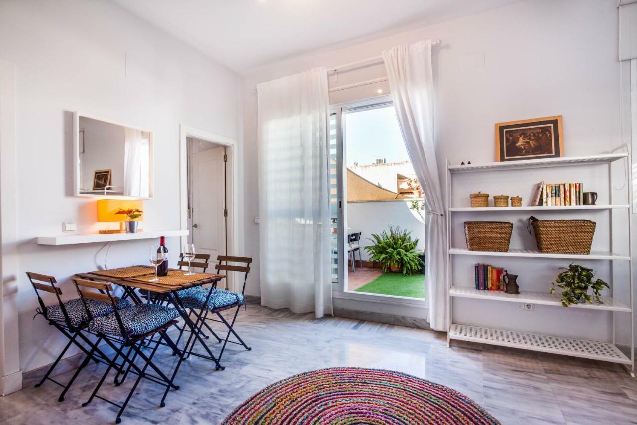 Encantador Atico Con Terraza Seville Luaran gambar